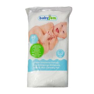 پد پنبه ای آرایشی بهداشتی بیبی جم مدل bj461 بسته 60 عددی