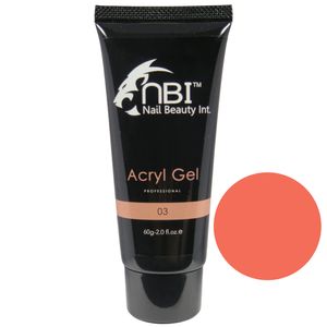 پلی ژل کاشت ناخن ان بی آی مدل c.p 03 وزن 60 گرم