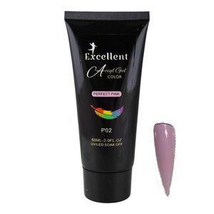 پلی ژل کاشت ناخن اکسلنت مدل p02 حجم 60 میلی لیتر
