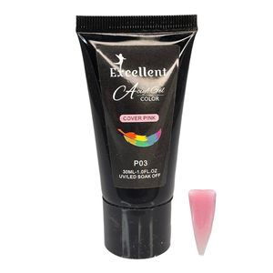 پلی ژل کاشت ناخن اکسلنت مدل p03 حجم 30 میلی لیتر