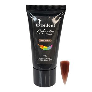 پلی ژل کاشت ناخن اکسلنت مدل p07 حجم 30 میلی لیتر