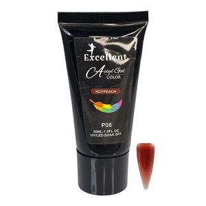 پلی ژل کاشت ناخن اکسلنت مدل p08 حجم 30 میلی لیتر