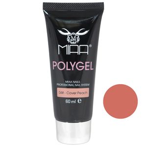 پلی ژل کاشت ناخن میا مدل cover peach_04 حجم 60 میلی لیتر