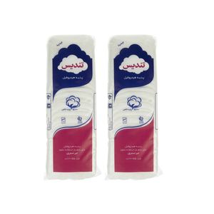 پنبه هیدروفیل تندیس کد 01 وزن 100 گرم بسته 2 عددی