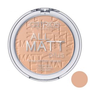 پنکیک بژ متوسط کاتریس مدل all matt plus shine control powder 025