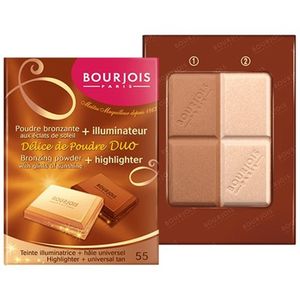 پودر برنزه بورژوآ مدل delice de poudre شماره 55
