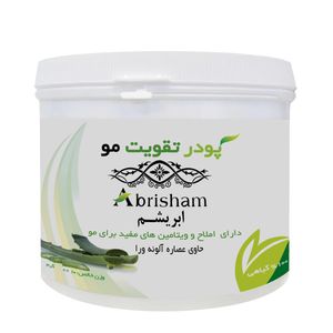 پودر تقویت کننده مو ابریشم مدل aloe vera وزن 250 گرم