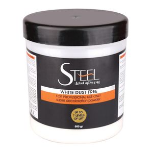 پودر دکلره استیل مدل white dust free مقدار 500 گرم
