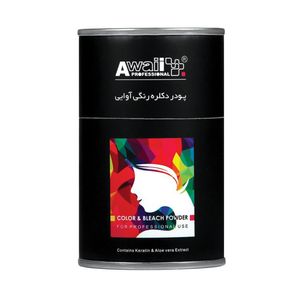 پودر دکلره رنگی آوایی مدل pk وزن 50 گرم رنگ صورتی
