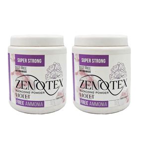 پودر دکلره زنوتکس مدل super strong وزن 800 گرم مجموعه 2 عددی