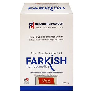 پودر دکلره فرکیش مدل وایت کد 02 وزن 500 گرم