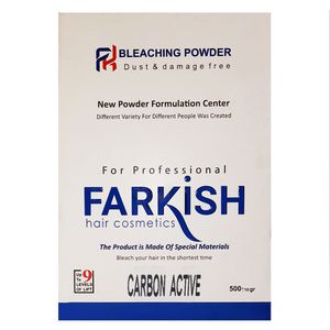 پودر دکلره فرکیش مدل کربن اکتیو کد 03 وزن 500 گرم