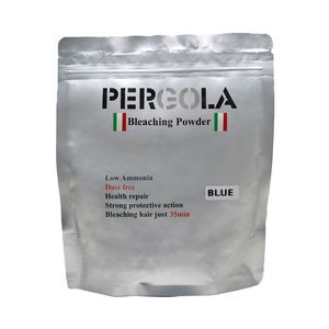 پودر دکلره پرگولا مدل low ammonia حجم 500 میلی لیتر رنگ آبی