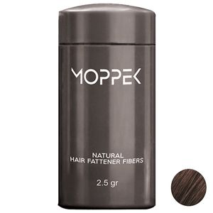 پودر پرپشت کننده مو موپک مدل dark brown وزن 2.5 گرم رنگ قهوه ای تیره