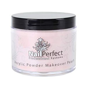 پودر کاشت ناخن نیل پرفکت مدل makeover peach وزن 250 گرم