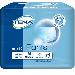 پوشک بزرگسال تنا مدل شورتی 5.5 قطره medium بسته 10 عددی