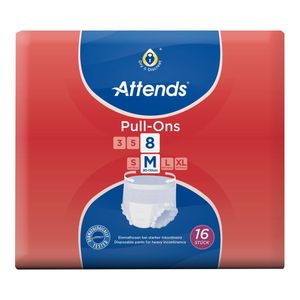 پوشک شورتی بزرگسال اتندز 8 قطره سایز medium بسته 16 عددی