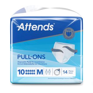 پوشک شورتی بزرگسال اتندز مدل ده قطره سایز medium بسته 14 عددی