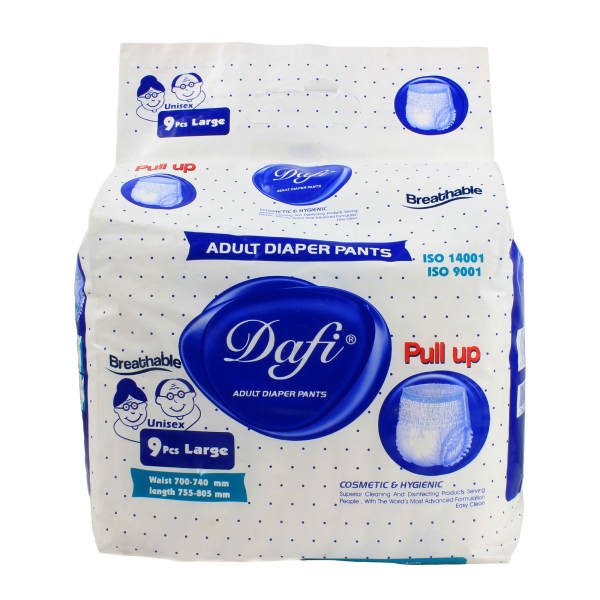 پوشک شورتی بزرگسال دافی مدل 9l بسته 9 عددی