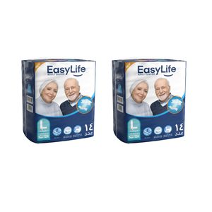 پوشینه بزرگسال ایزی لایف سایز بزرگ مجموعه 2 عددی