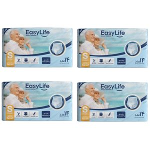 پوشینه بزرگسال ایزی لایف مدل شورتی سایز کوچک بسته 4 عددی