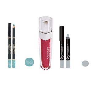 پک سه عددی استاویتا رژلب لانسور شماره 3 به همراه سایه گلدن رزشماره 302 و مدادچشم شماره 335