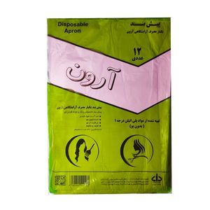 پیش بند یکبار مصرف آرایشگاهی آرون مدل aa 1 100pkg مجموعه 100 عددی