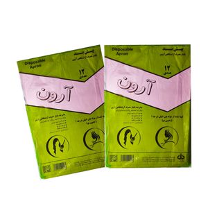 پیش بند یکبار مصرف آرایشگاهی آرون مدل aa 2 مجموعه 2 عددی