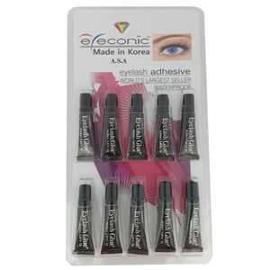چسب مژه مصنوعی آیکونیک مدل 1024pro وزن 1 گرم بسته 10 عددی