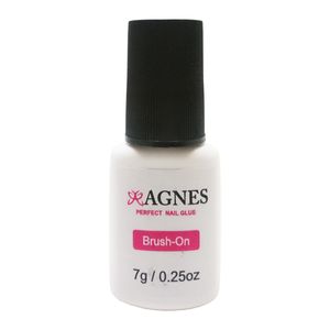 چسب کاشت ناخن اگنس مدل brush on وزن 7 گرم