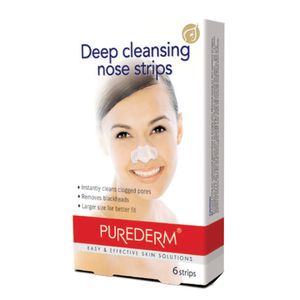 چسب‌ پاک کننده بینی پیوردرم مدل deep cleansing بسته 6 عددی