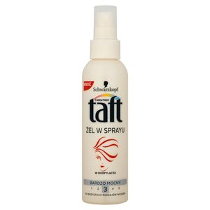 ژل اسپری مو تافت مدل zel w sprayu حجم 150 میلی لیتر