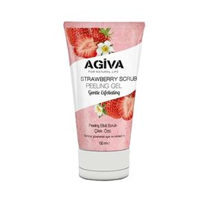 ژل اسکراب لایه بردار صورت آگیوا مدل strawberry حجم 150 میلی لیتر