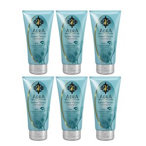ژل بهداشتی بانوان آدرا مدل بابونه حجم 150 میلی لیتر مجموعه 6 عددی