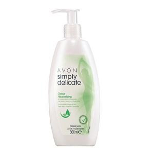 ژل بهداشتی بانوان آون مدلsimply delicate odour neutralising feminine wash حجم 300 میلی لیتر