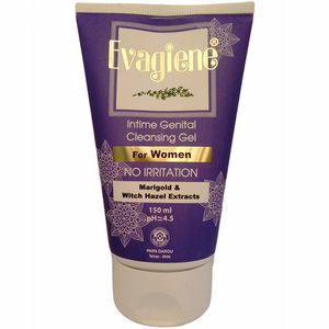 ژل بهداشتی بانوان ایواژین مدل marigold & witch hazal extract حجم 150 میلی لیتر