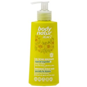 ژل بهداشتی بانوان بادی ناتور سری intime مدل moisturising wash حجم 200 میلی لیتر