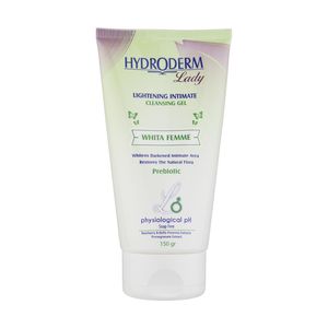 ژل بهداشتی بانوان هیدرودرم سری whitening action وزن 150 گرم