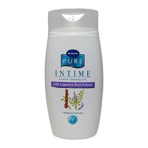 ژل بهداشتی بانوان پیور اینتایم مدل with liquorice root extract حجم 200 میلی لیتر