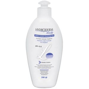 ژل بهداشتی بانوان یائسه هیدرودرم مدل lady menopause وزن 200 گرم