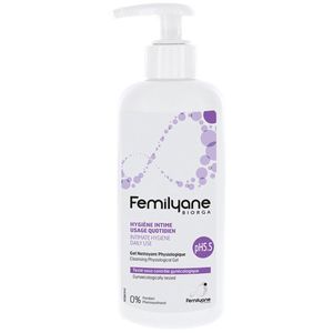 ژل بهداشتی بایورگا سری femilyane مدل physio ph5.5 حجم 200 میلی لیتر