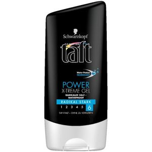 ژل حالت دهنده مو تافت مدل power x treme حجم 150 میلی لیتر