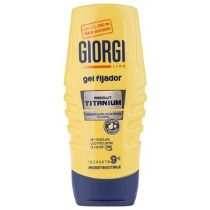 ژل حالت دهنده مو جیورجی مدل absolut titanium حجم 250 میلی لیتر
