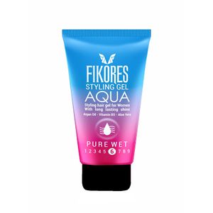 ژل حالت دهنده مو فیکورس مدل aqua حجم 150 میلی لیتر