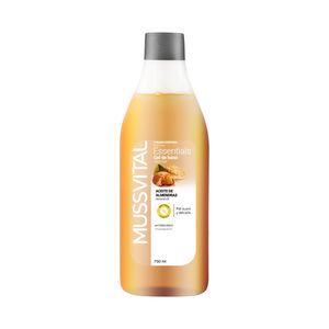 ژل شست و شوی بدن موسویتال مدل almond oil bath gel an حجم 750 میلی لیتر