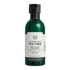ژل شستشو صورت بادی شاپ مدل tea tree حجم 250 میلی لیتر