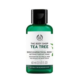 ژل شستشو صورت بادی شاپ مدل tea tree حجم 60 میلی لیتر