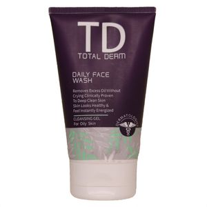 ژل شستشو صورت توتال درم deep clean skin حجم 150 میلی لیتر