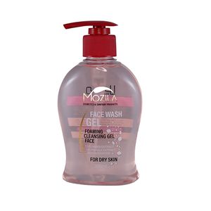 ژل شستشو صورت موزیلا مدل dry skin حجم 300 میلی لیتر