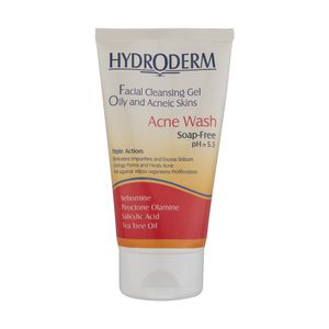 ژل شستشو صورت هیدرودرم مدل oily skin وزن 150 گرم